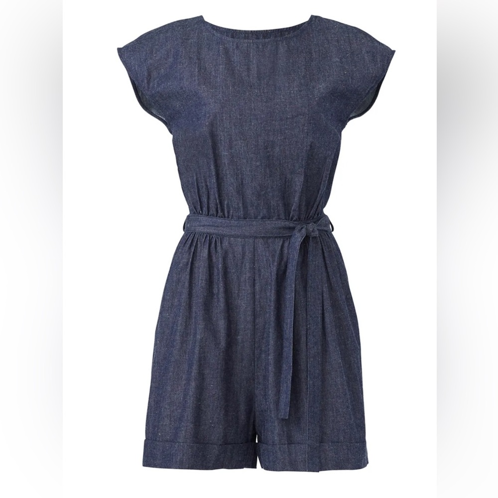 Elk Speckled Denim Romper